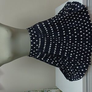 Tommy Hilfiger polka dots plead skirt Size M-L